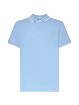 Fay logo-embroidered Polo Shirt | Red | FARFETCH ZA