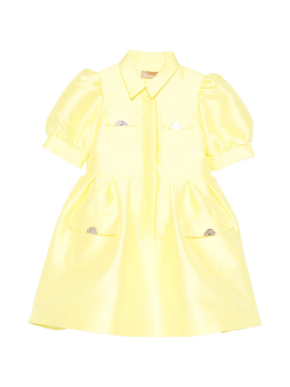 ELIE SAAB JUNIOR pocket dress - Giallo