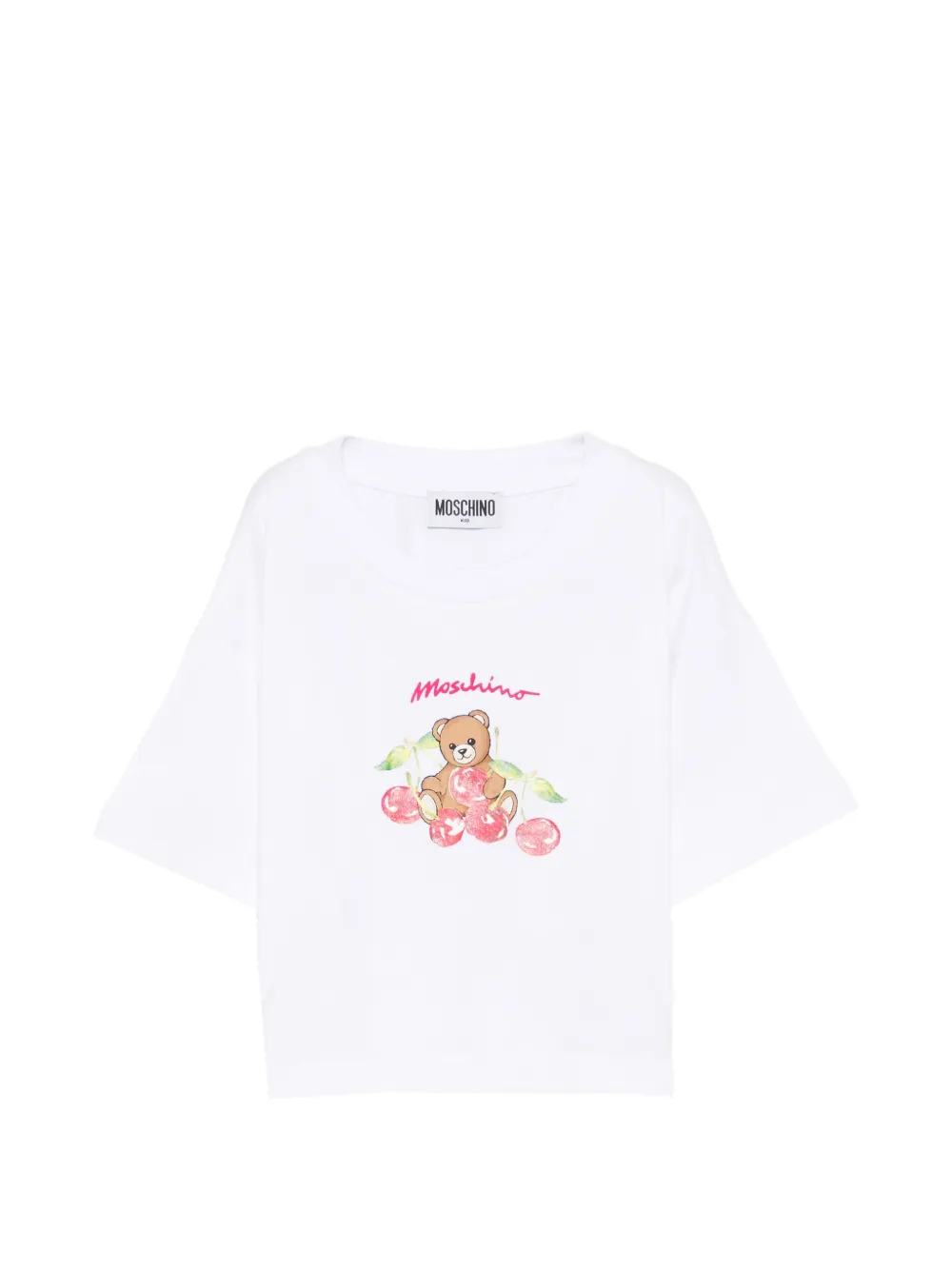 Moschino Kids printed T-shirt - Bianco