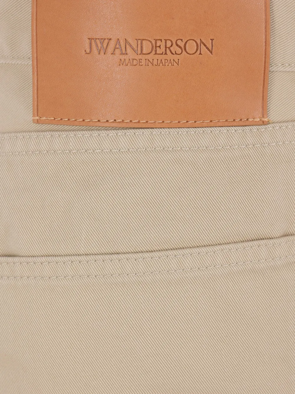 JW Anderson Straight jeans Beige