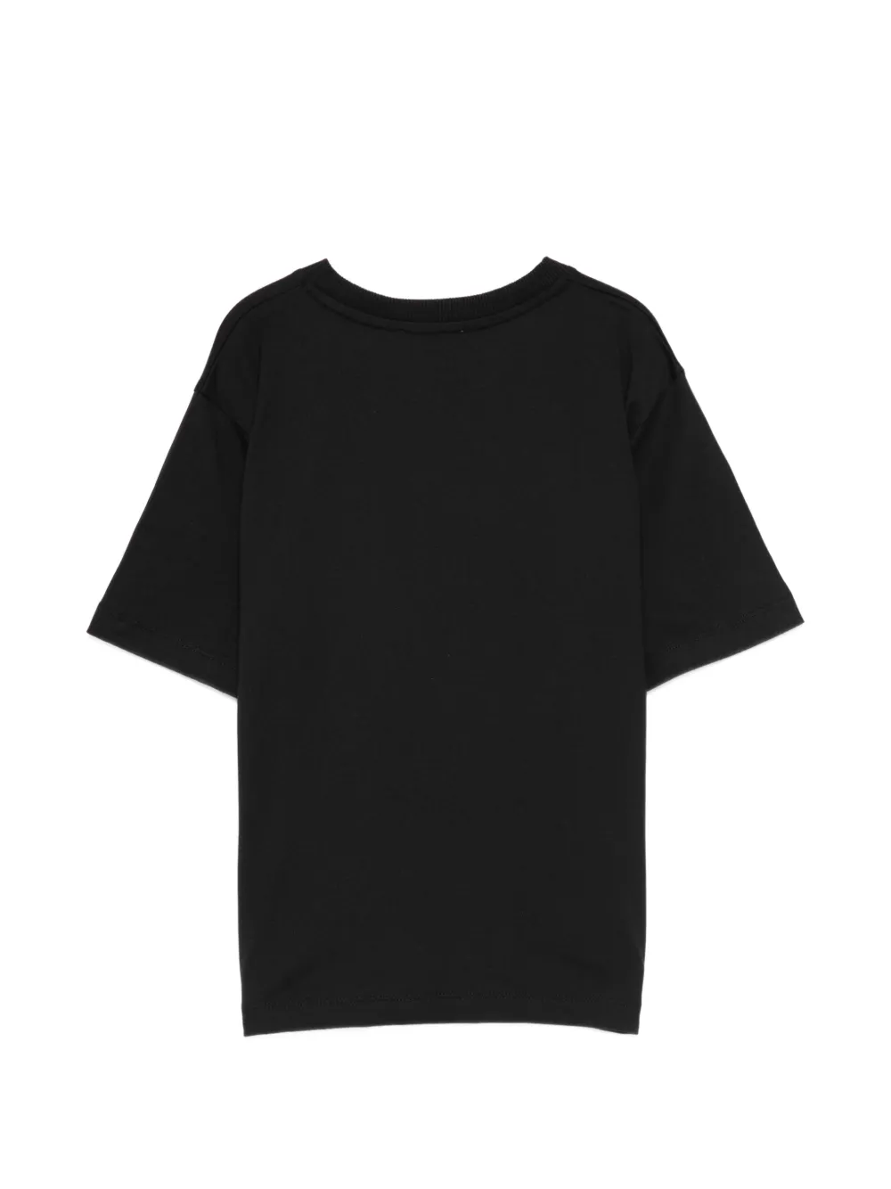 Moschino Kids T-shirt met logo Zwart