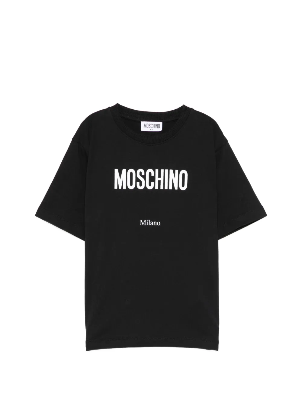 Moschino Kids logo-detail T-shirt - Nero
