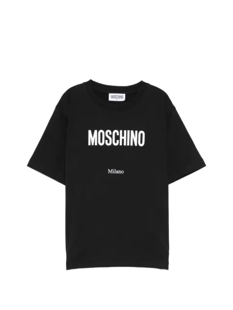 Moschino Kids playera con detalle del logo