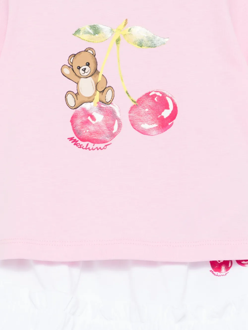  Moschino Kids Teddy-graphic Skirt Set - Pink 