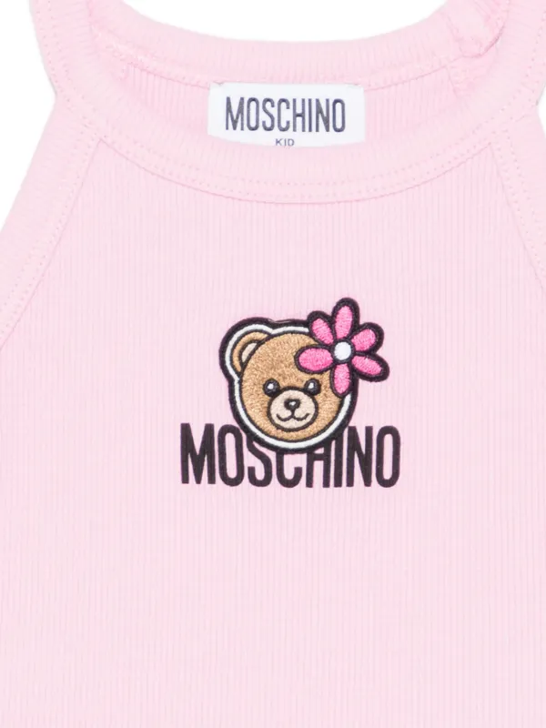 Moschino Kids ロゴ タンクトップ | ピンク | FARFETCH JP