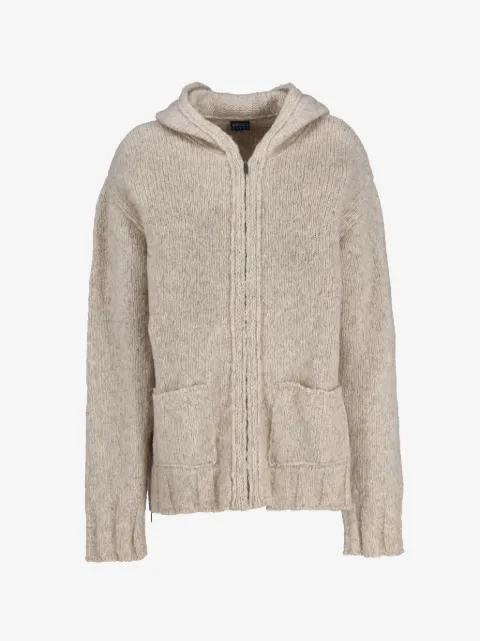 Kenzo Pre-Owned knitted zip-up hoodie