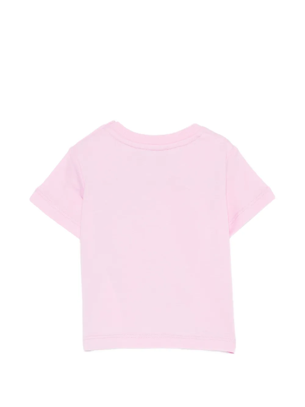 Moschino Kids Katoenen T-shirt Roze