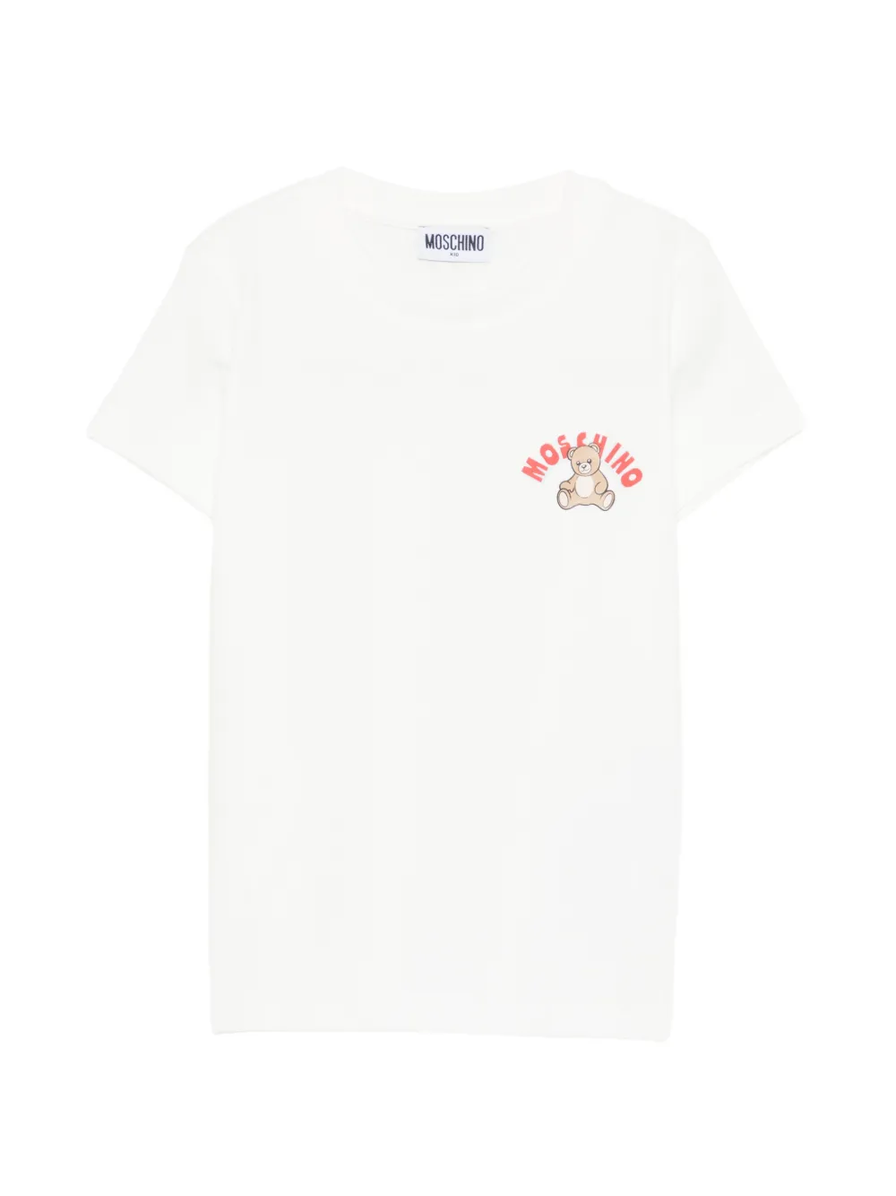 Moschino Kids teddy-graphic T-shirt - Bianco