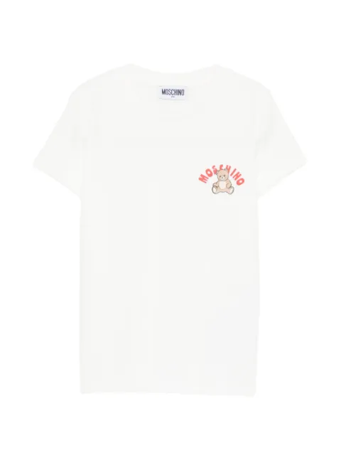 Moschino Kids playera con motivo Teddy