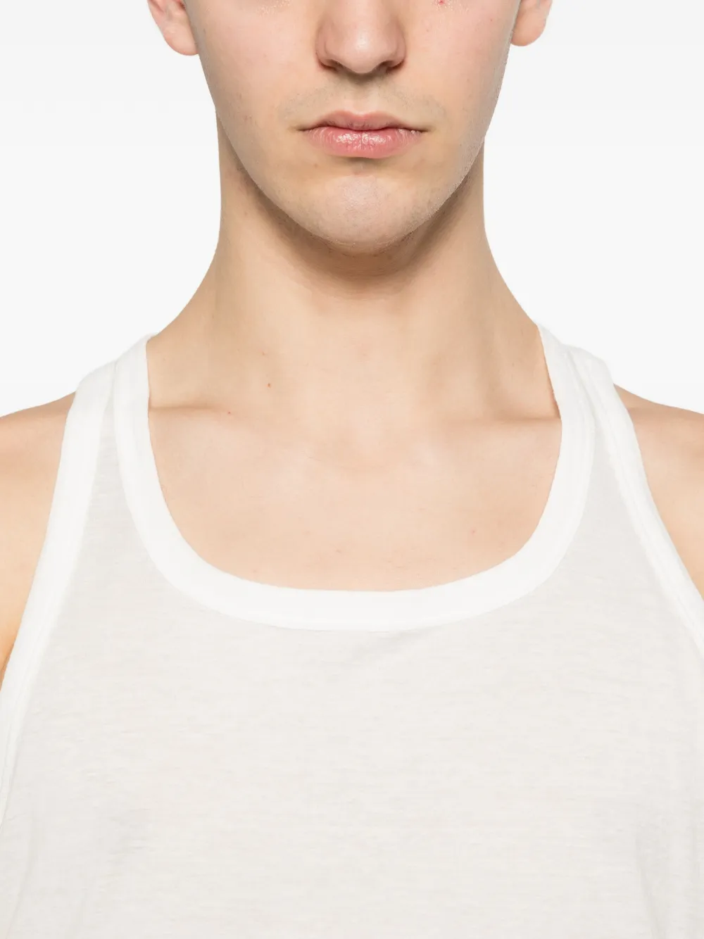 Rick Owens DRKSHDW Ruimvallende tanktop Wit