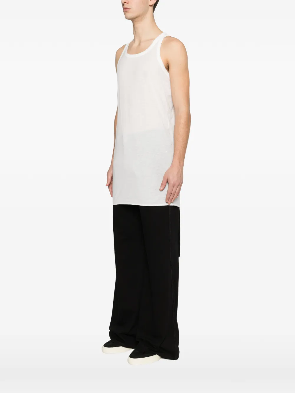Rick Owens DRKSHDW Ruimvallende tanktop Wit