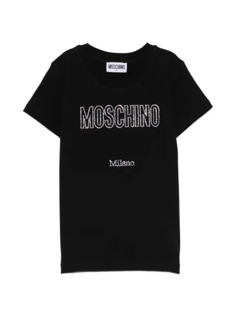 Moschino Kids embellishment-logo T-shirt