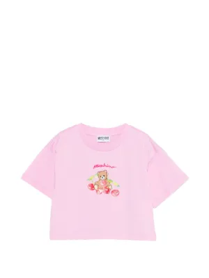 Moschino Kids テディベア Tシャツ | ピンク | FARFETCH JP