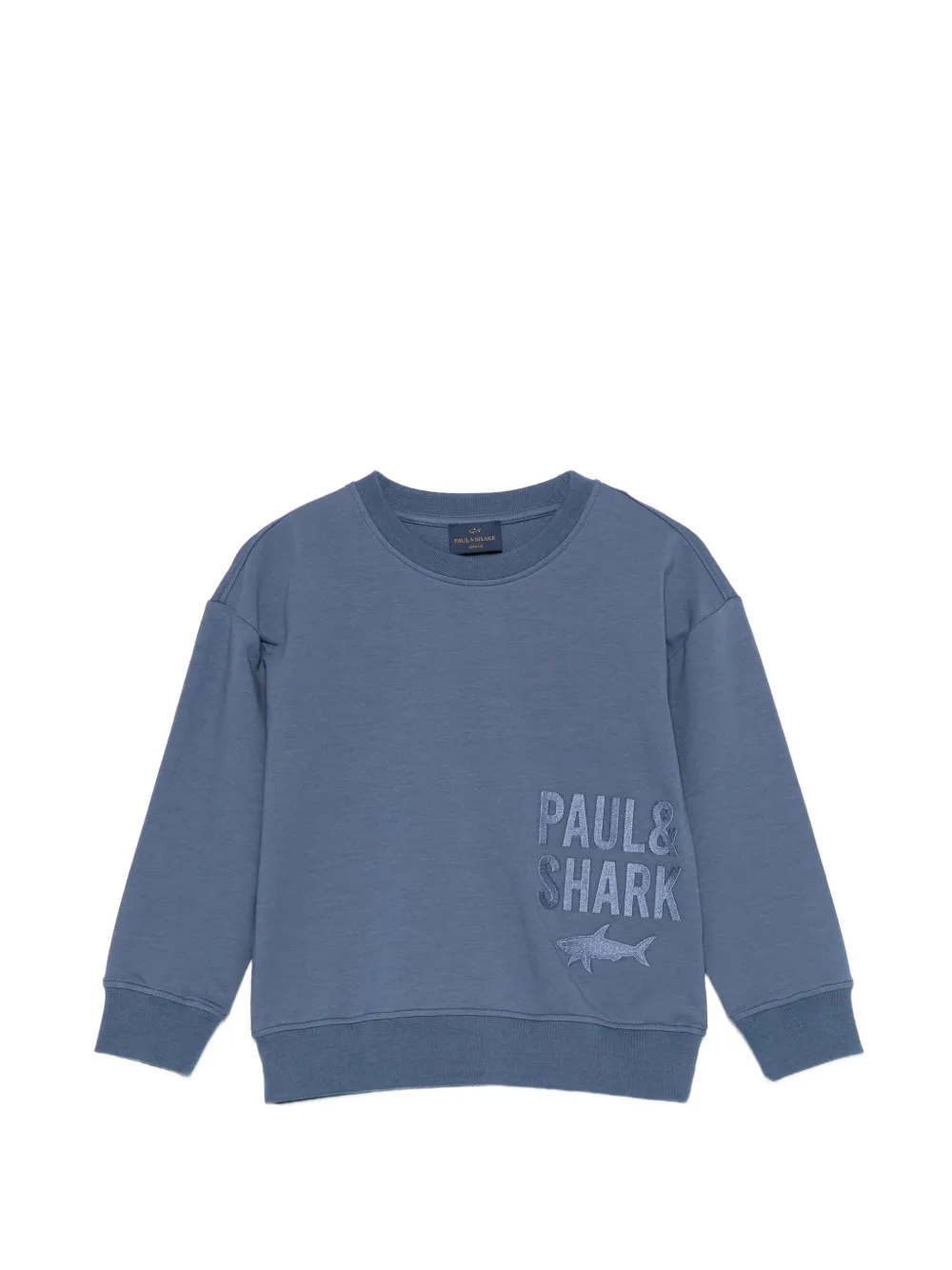 Paul & Shark Junior logo crew-neck sweatshirt - Blu