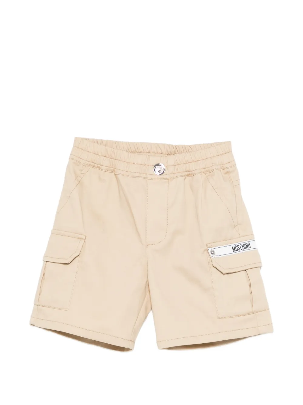 Moschino Kids cargo pocket shorts - Marrone