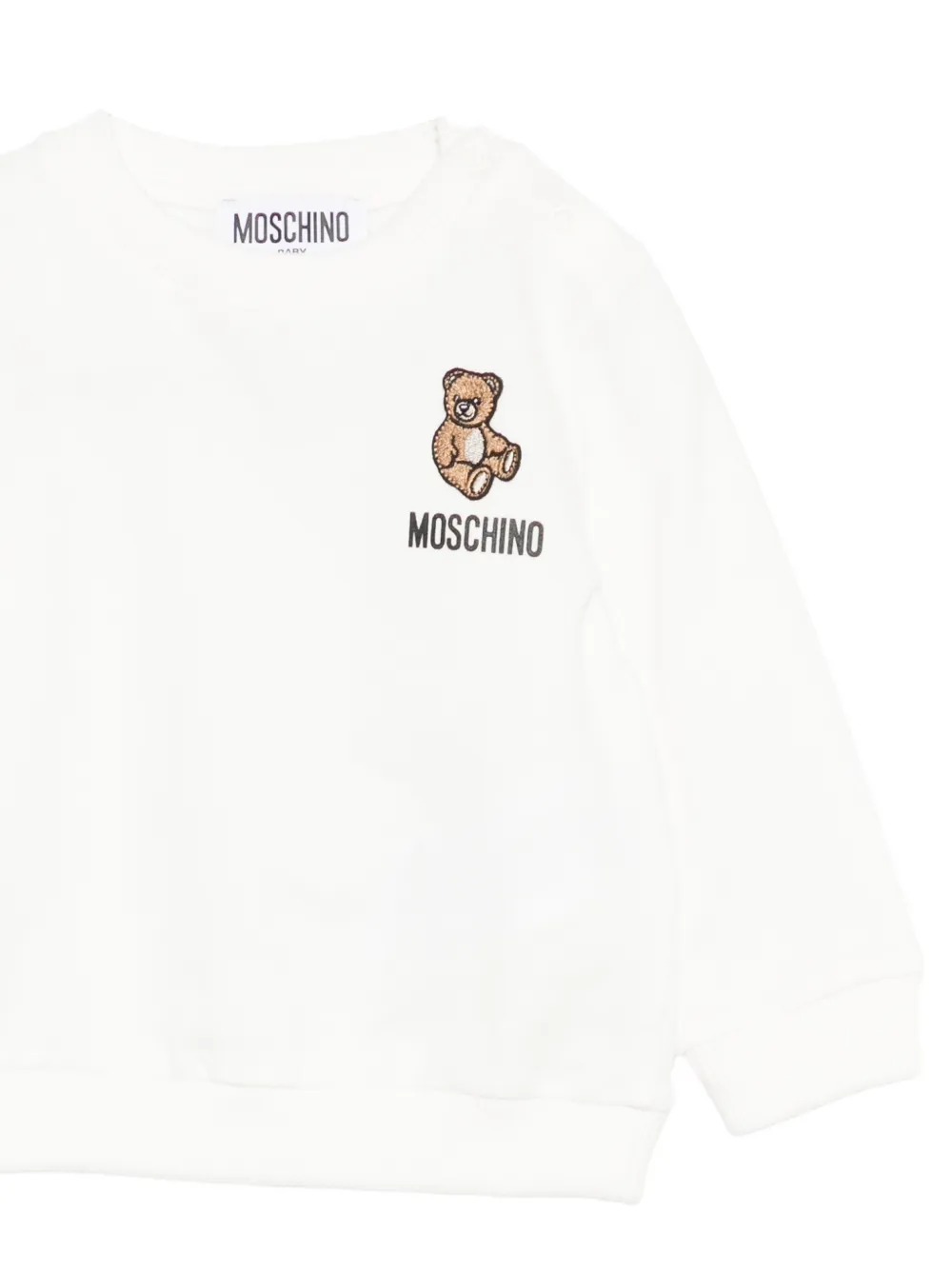  Moschino Kids Logo Sweatshirt - White 