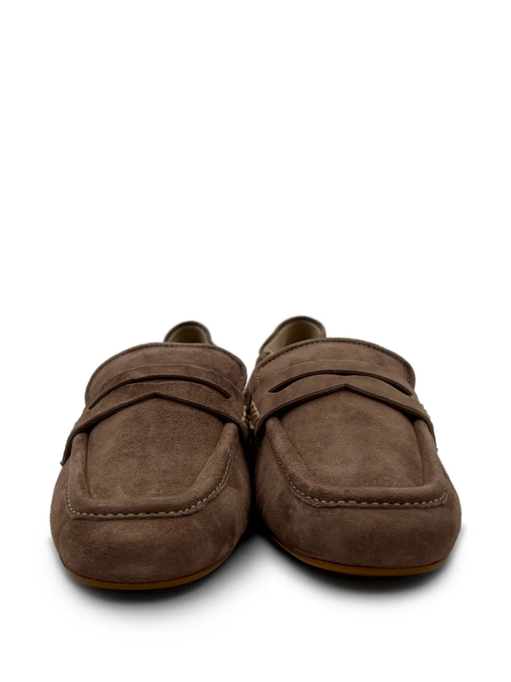  Guglielmo Rotta Penny Loafers - Brown 