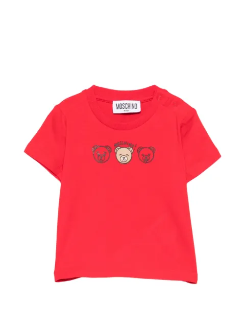 Moschino Kids teddy-print T-shirt