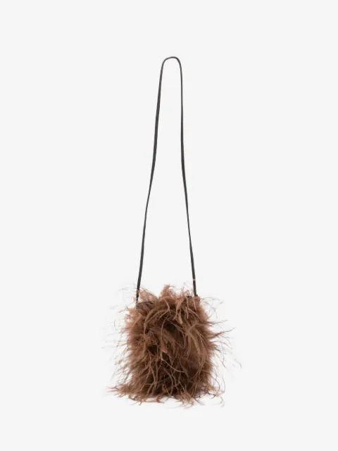 Yves Salomon feather satchel