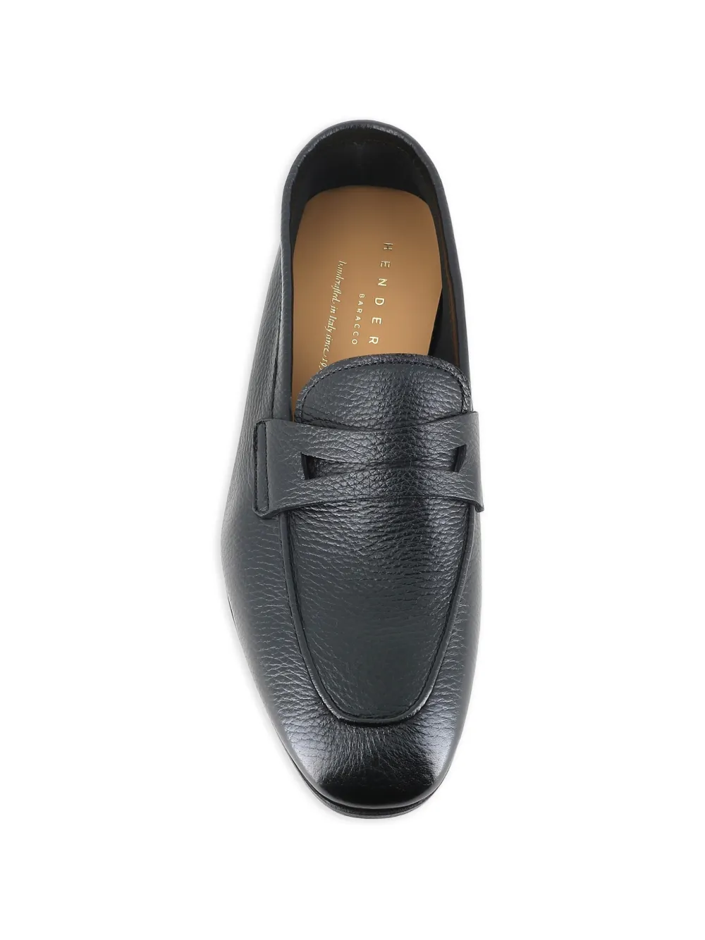 Henderson Baracco Loafers met ronde neus Zwart