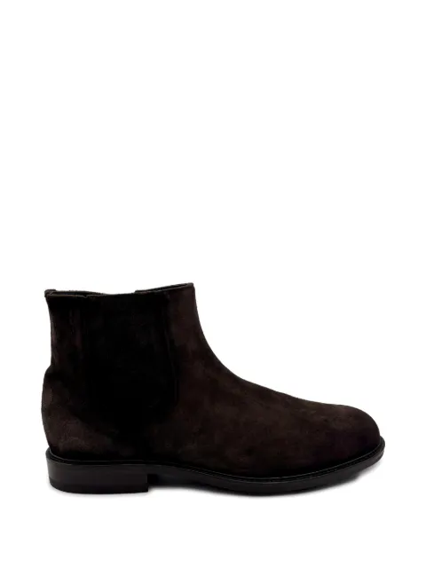 Alexander Hotto zip suede Chelsea boots
