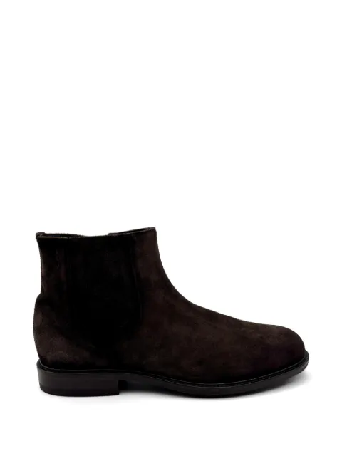Alexander Hotto zip suede Chelsea boots