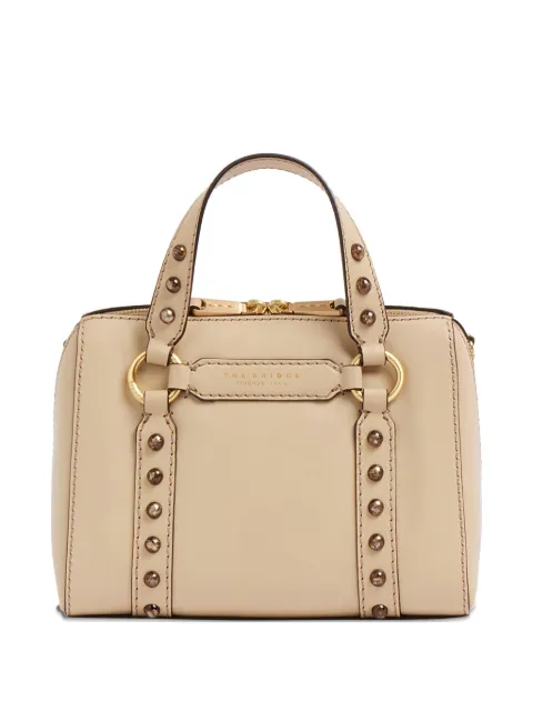 The Bridge Laura Wow studded leather tote bag