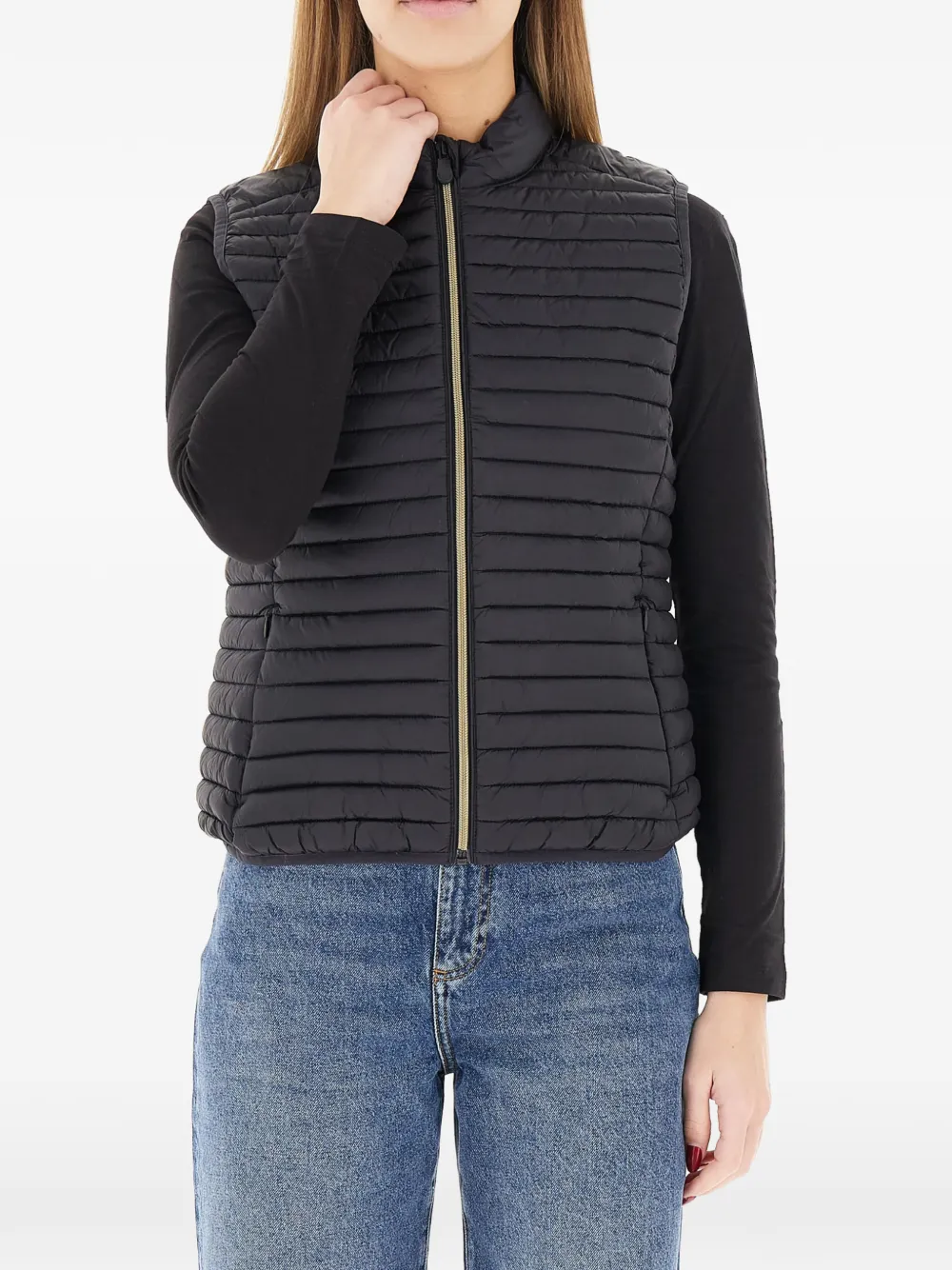 Save The Duck quilted gilet - Schwarz