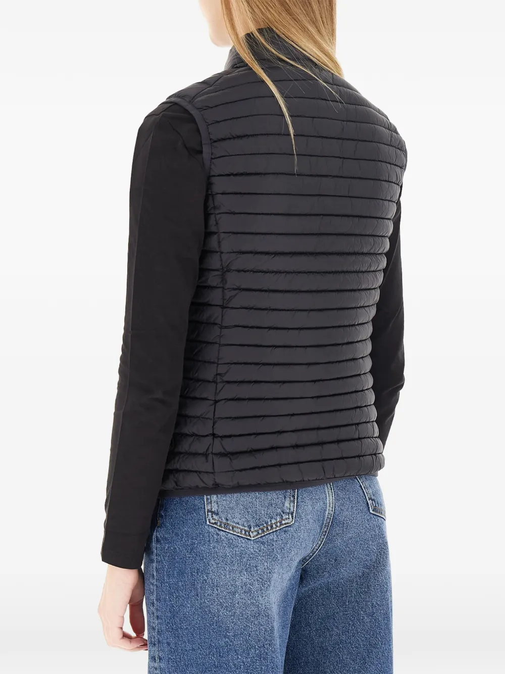 Save The Duck Gewatteerde bodywarmer Zwart