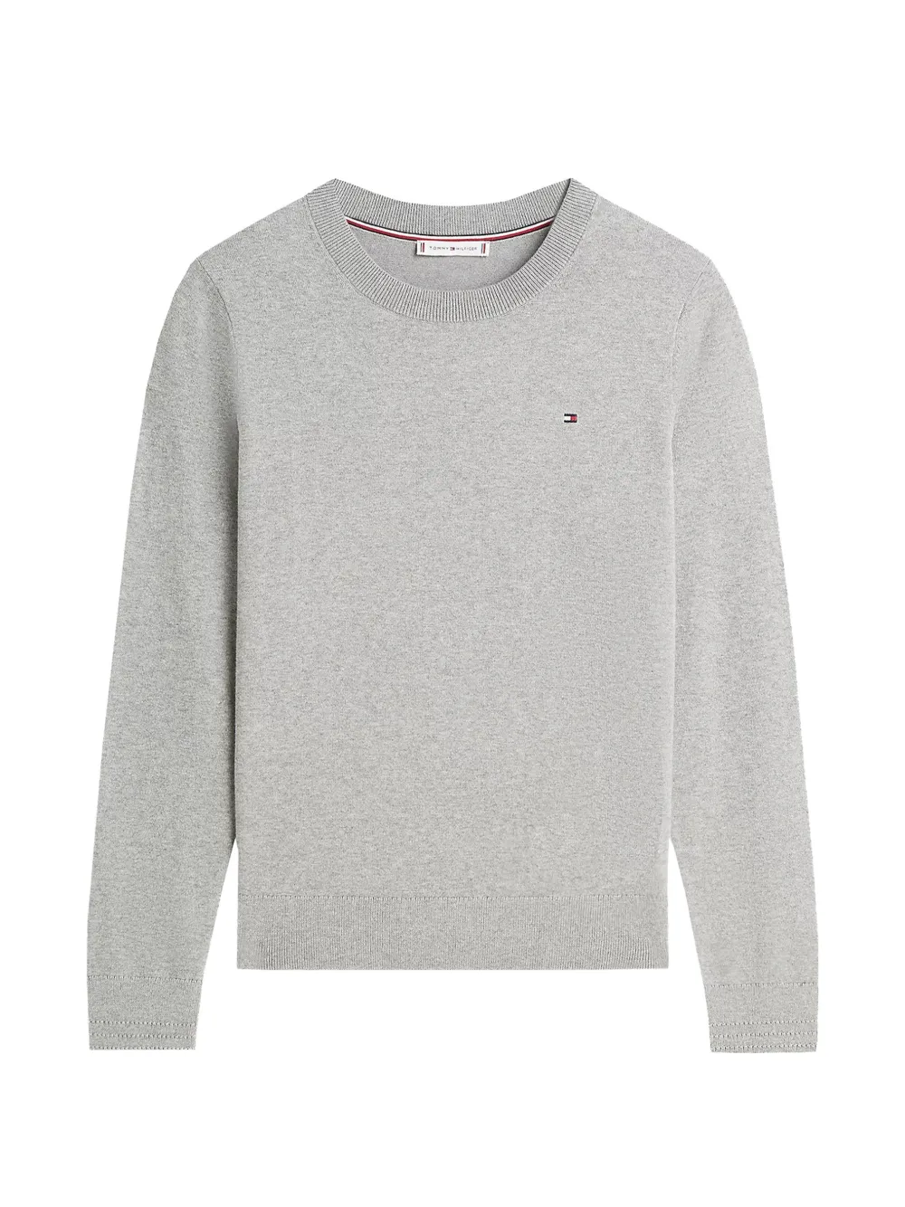 Tommy Hilfiger crew-neck logo sweater - Grigio