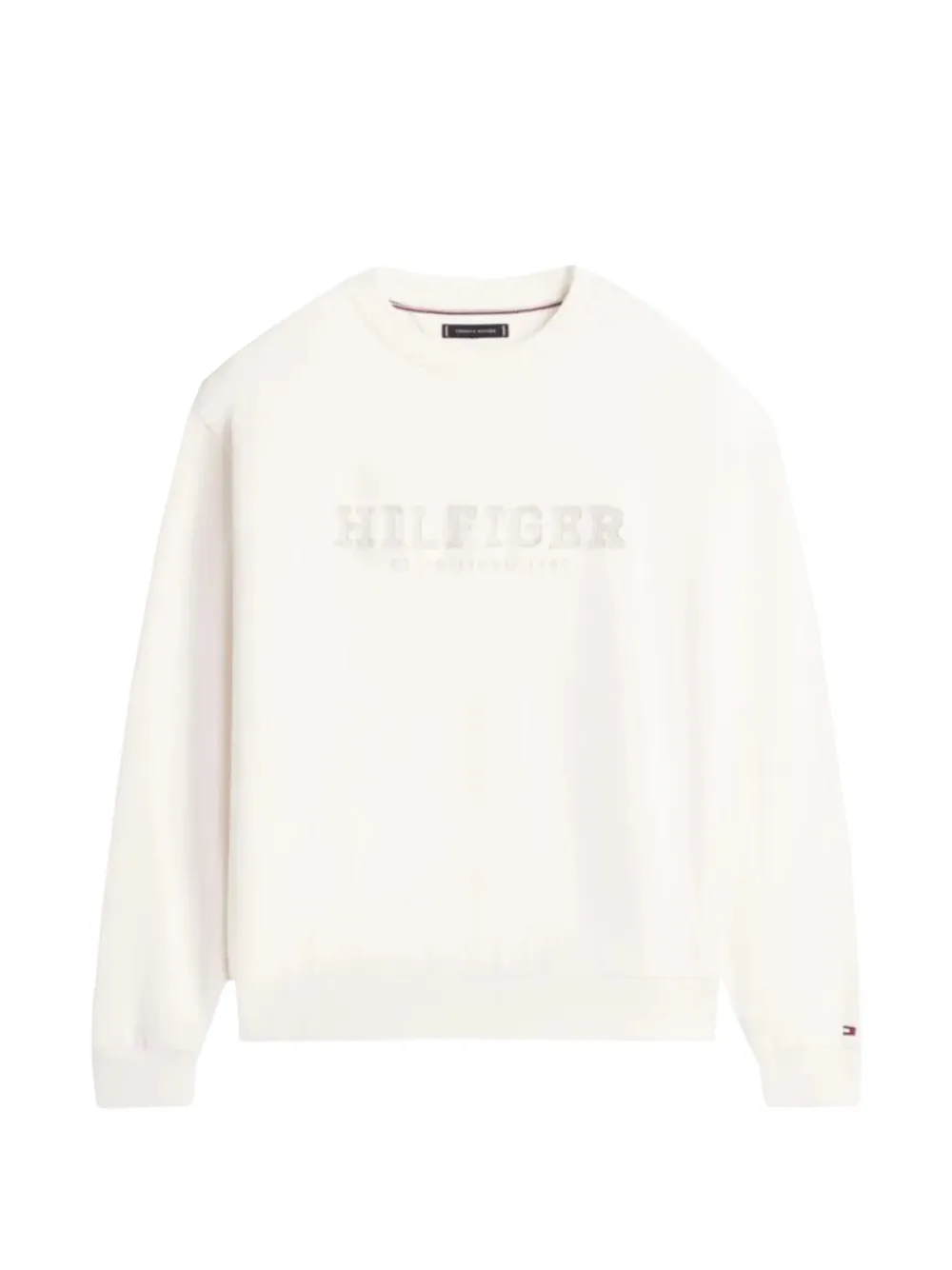Tommy Hilfiger embroidered logo sweatshirt - Bianco