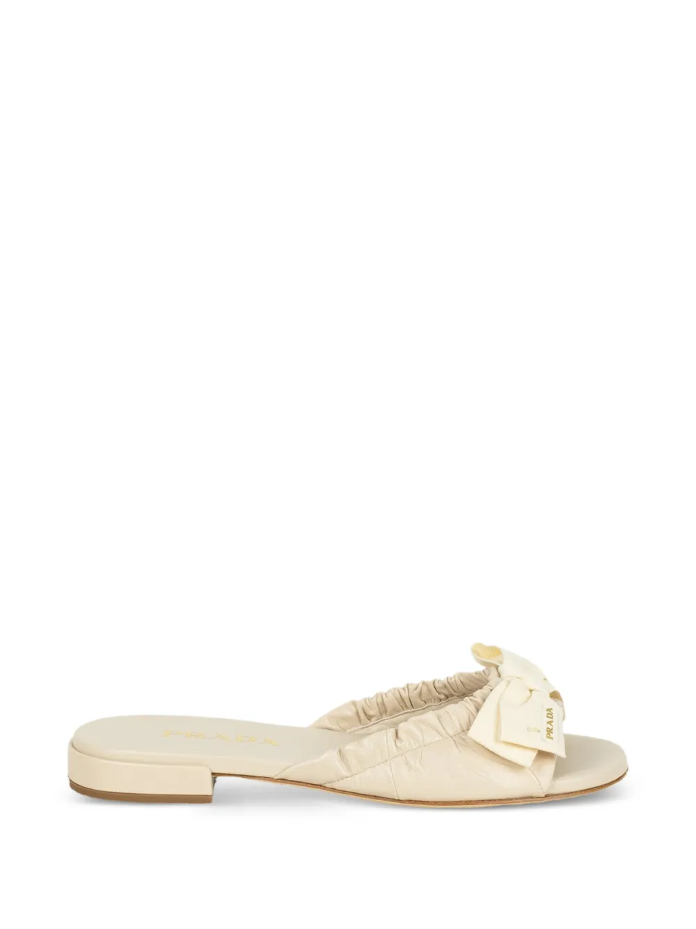 Prada Sandalen met strikdetail Beige