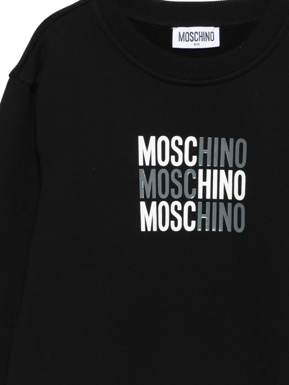  Moschino Kids Logo Sweatshirt - Black 