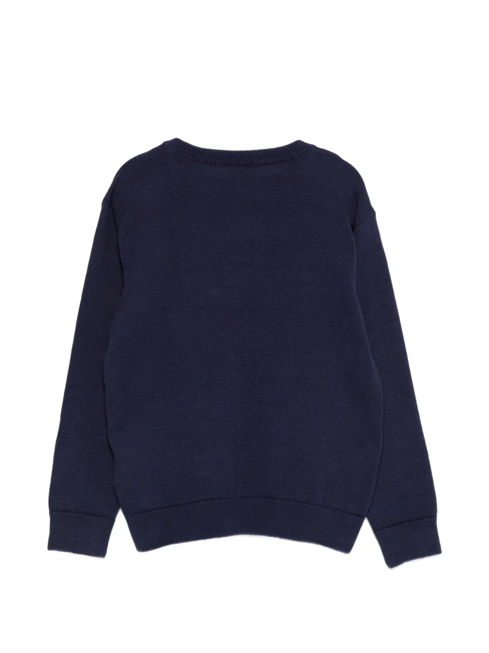 Moschino Kids Trui met ronde hals Blauw