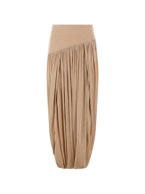 Ferragamo draped midi skirt