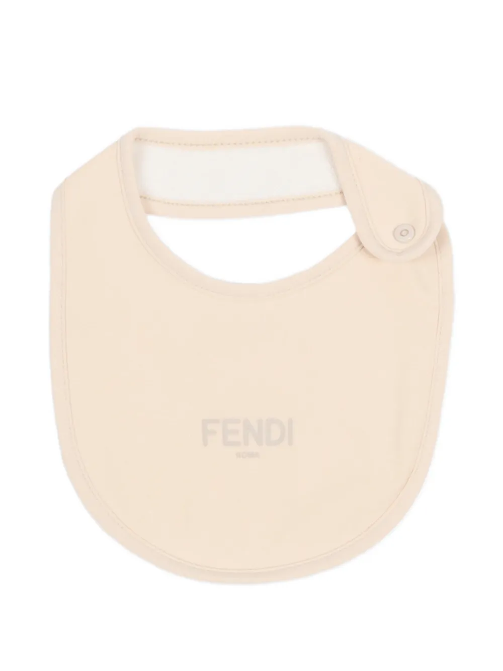 Fendi Kids Drie mutsen met beerdetail Beige