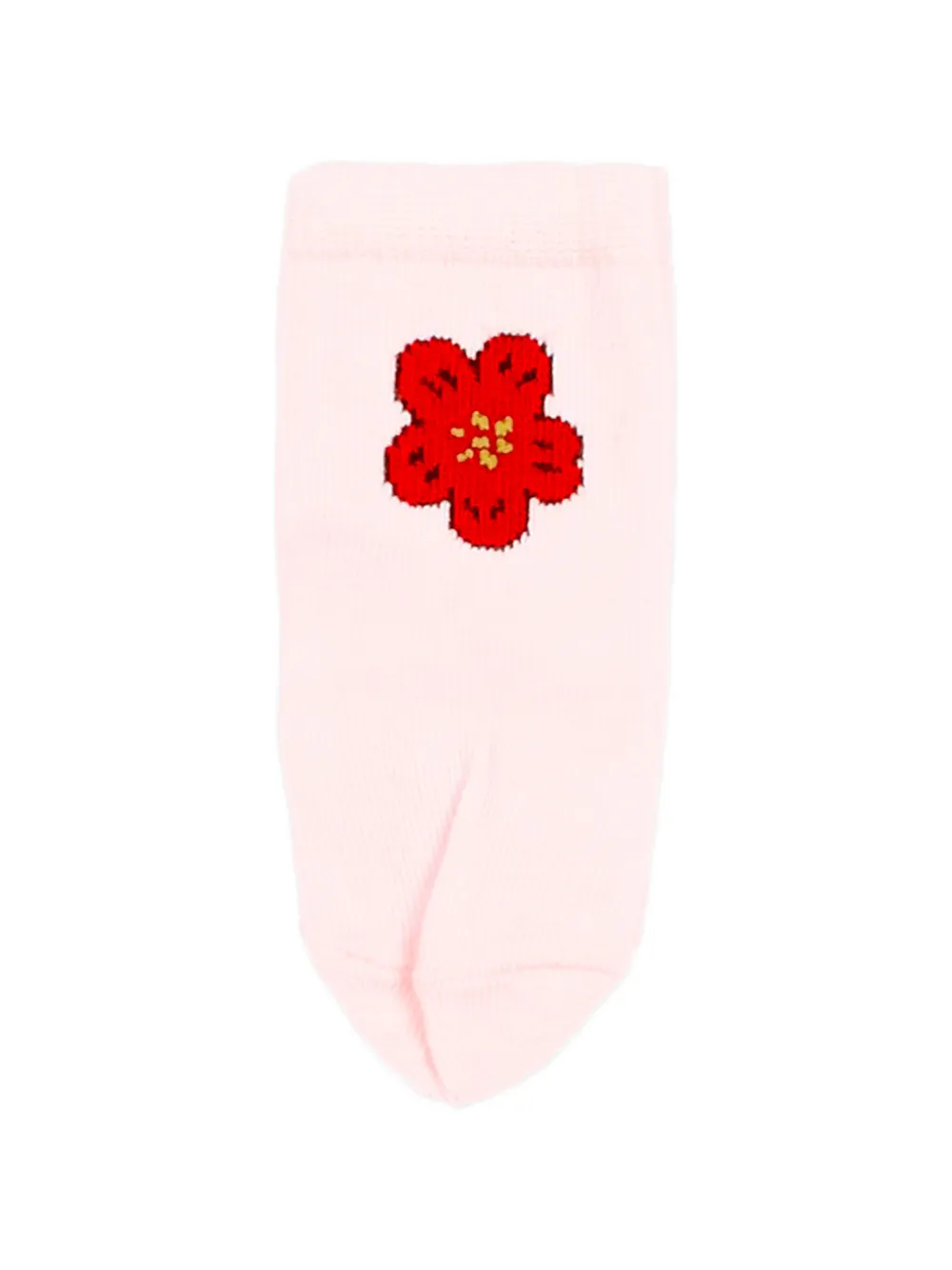 Kenzo Kids Twee paar sokken met bloemenpatroon Beige
