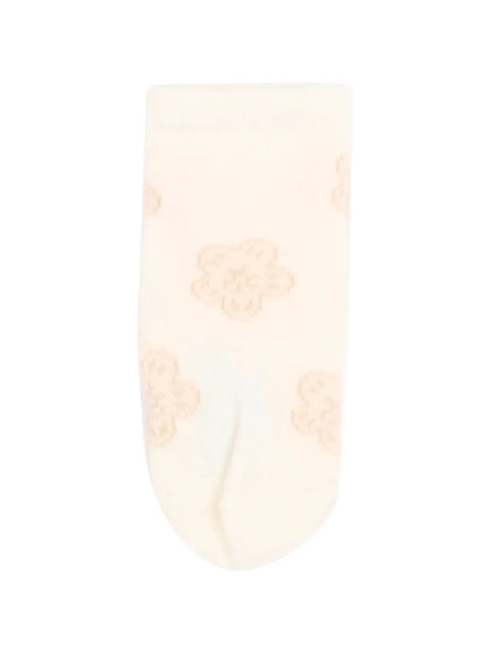 Kenzo Kids Twee paar sokken met bloemenpatroon Beige