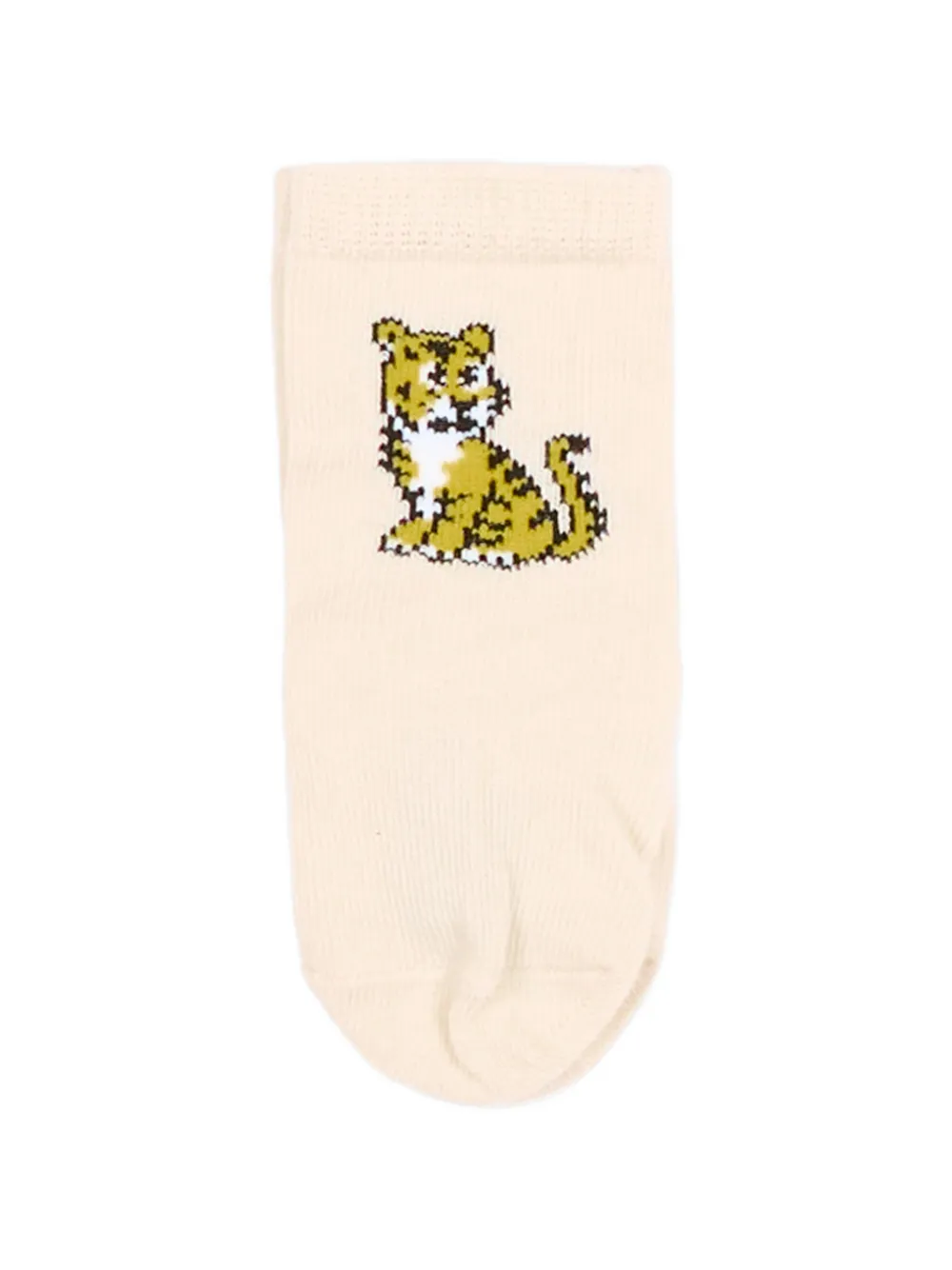  Kenzo Kids Tiger-motif Socks - Neutrals 