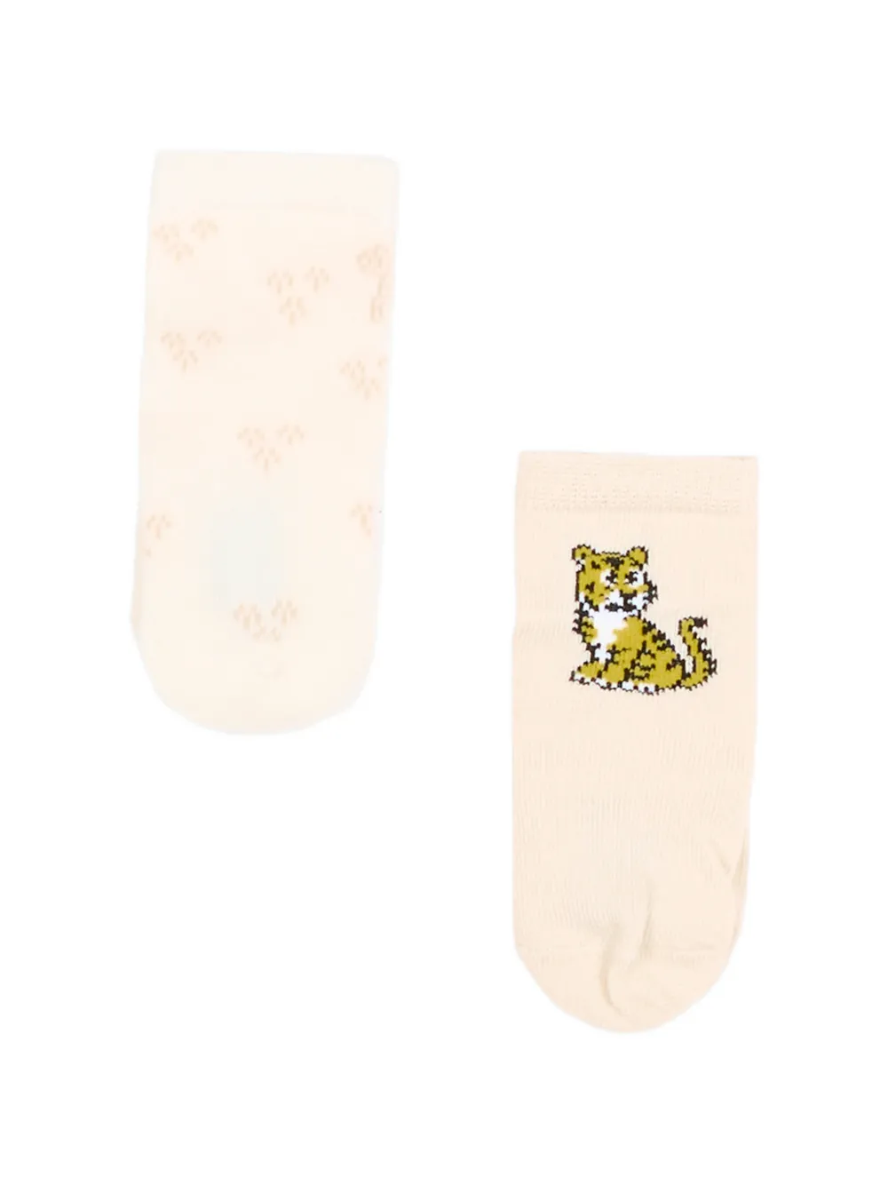 Kenzo Kids tiger-motif socks - Toni neutri