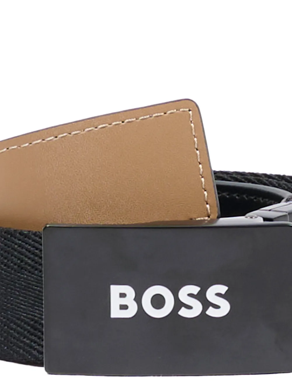  Boss Kidswear Logo-buckle Belt - Neutrals 