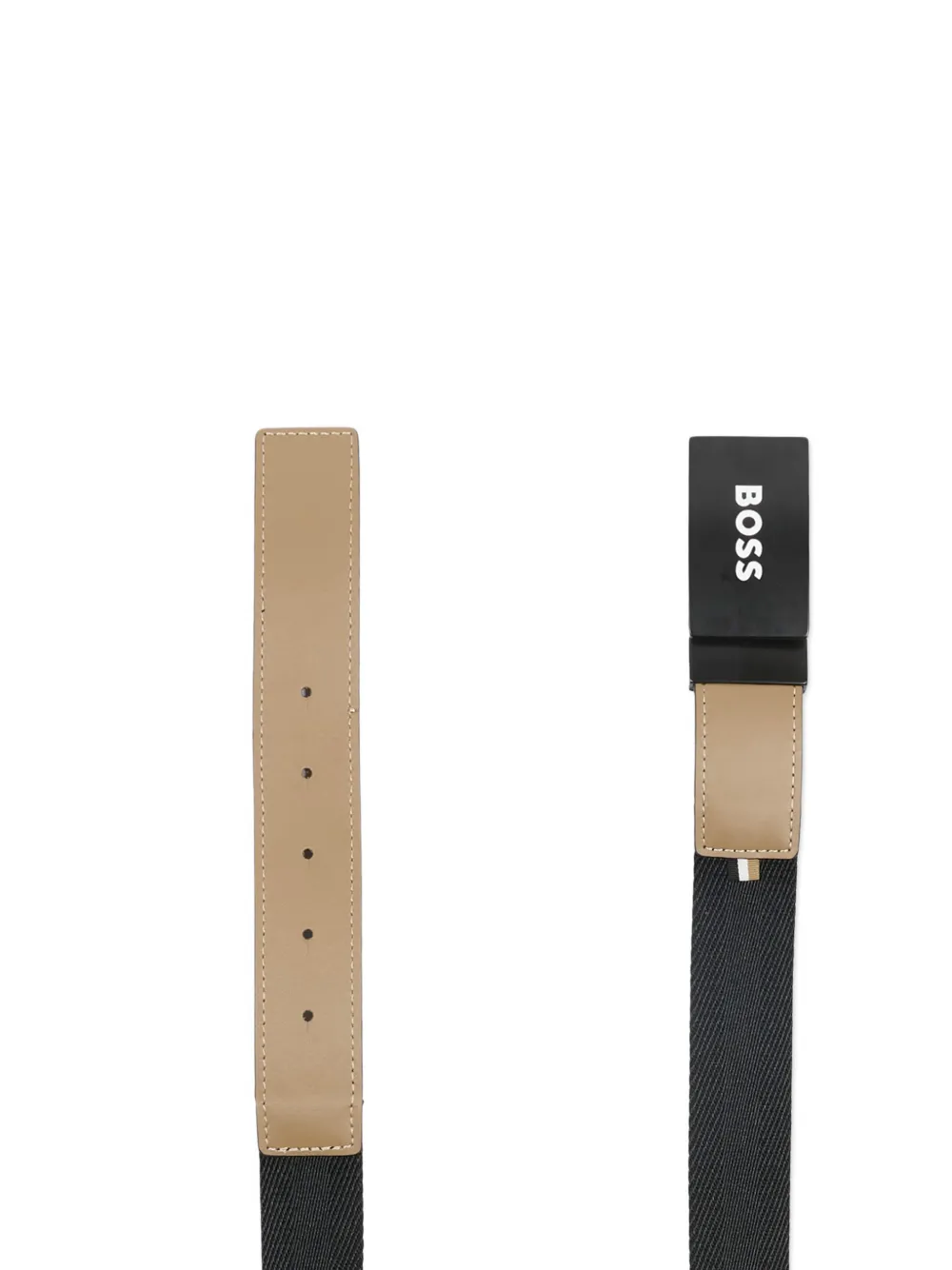 Boss Kidswear Logo-buckle Belt - Neutrals 