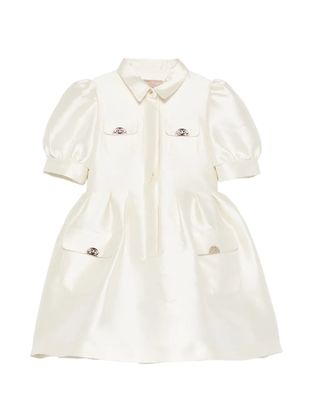 ELIE SAAB JUNIOR pocket dress - Toni neutri