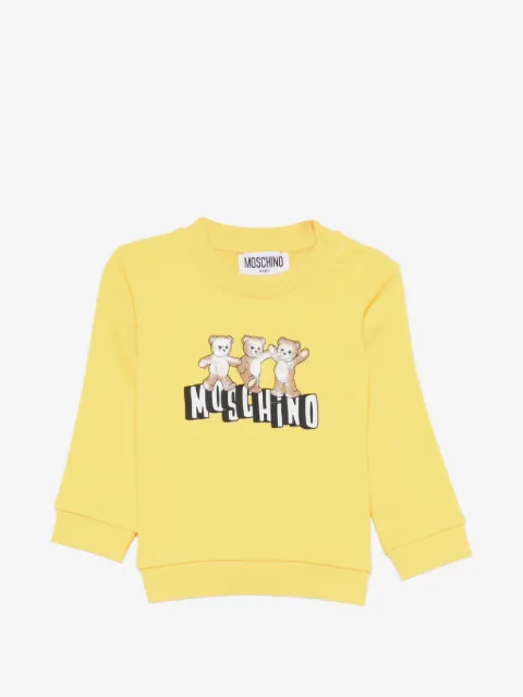 Moschino Kids teddy-logo sweatshirt
