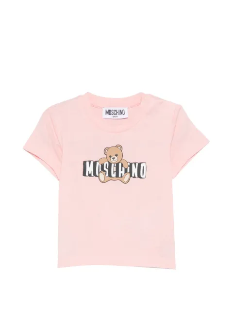 Moschino Kids playera con logo gráfico