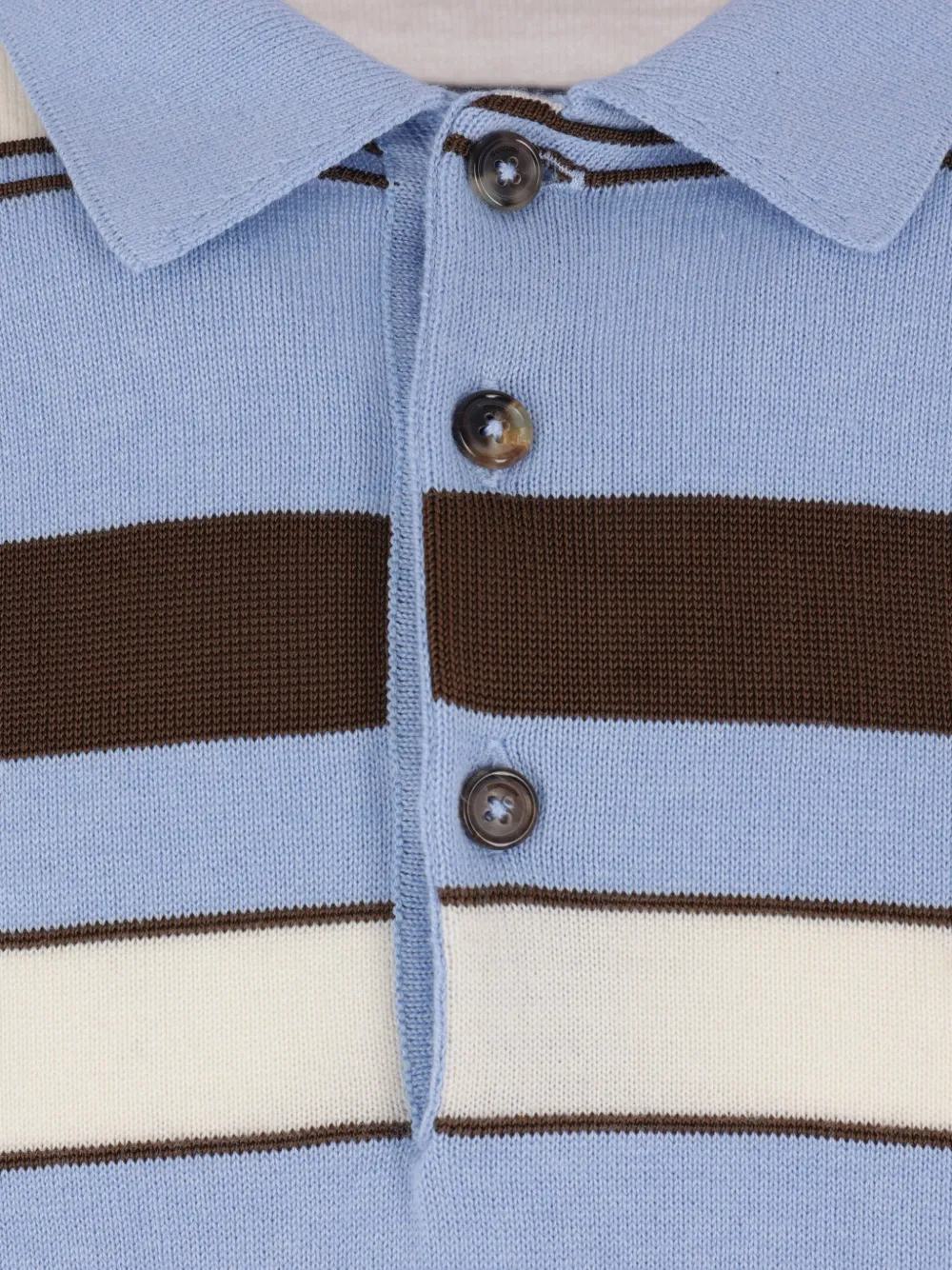 JW Anderson Gestreept poloshirt Blauw