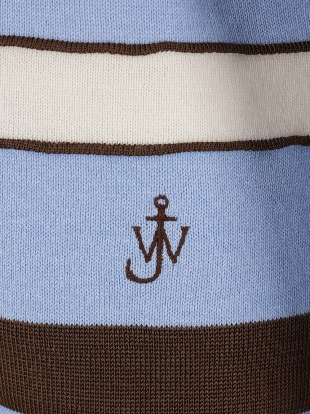 JW Anderson Gestreept poloshirt Blauw