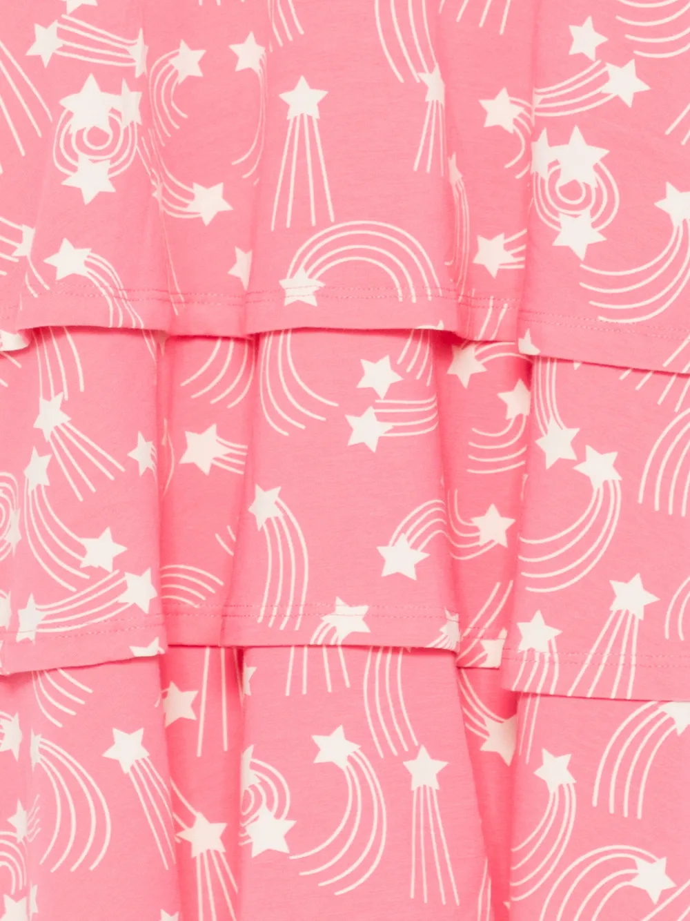  Mini Rodini Tiered Print Dress - Pink 
