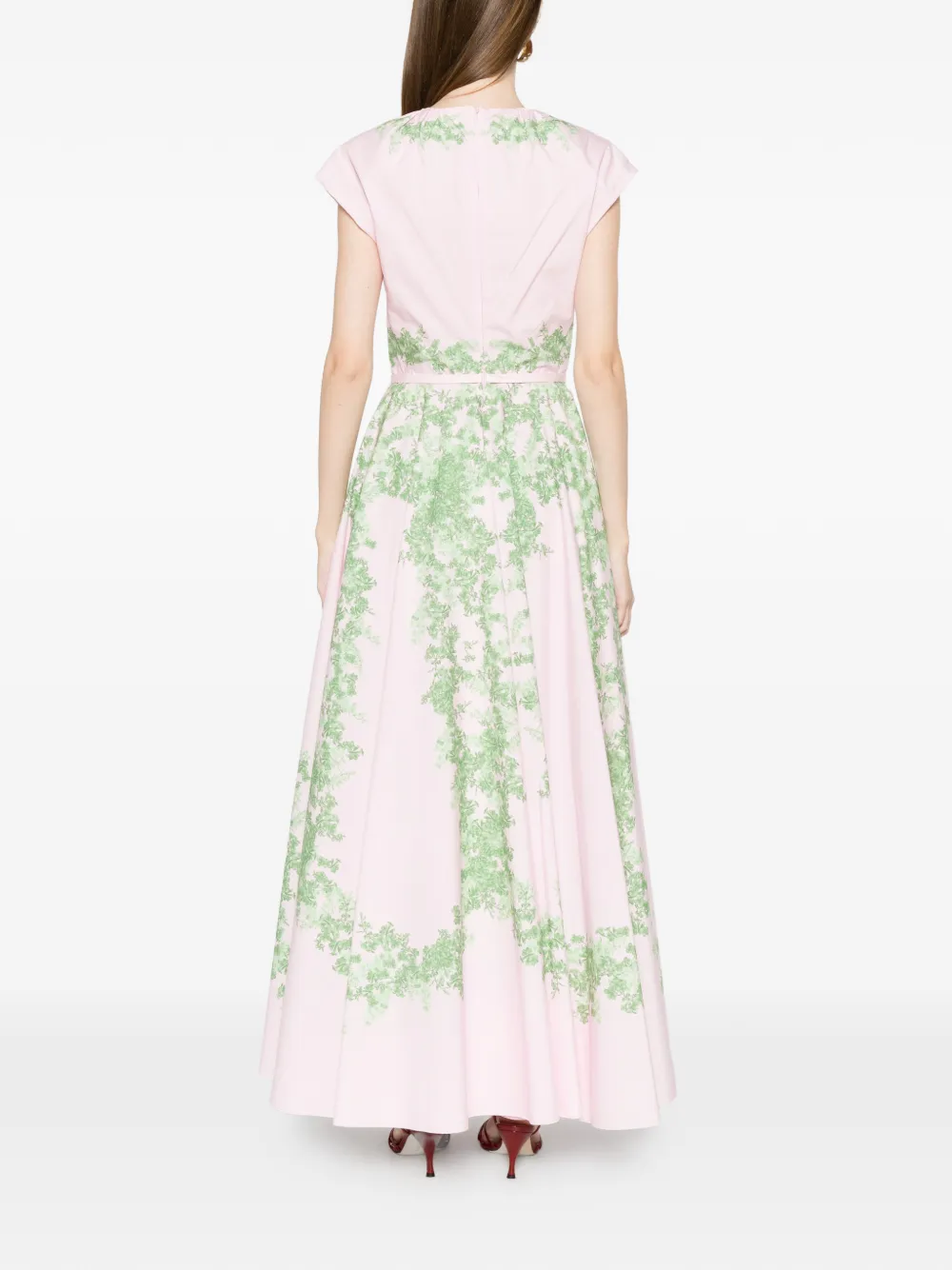 Giambattista Valli Jurk met bloemenprint Roze