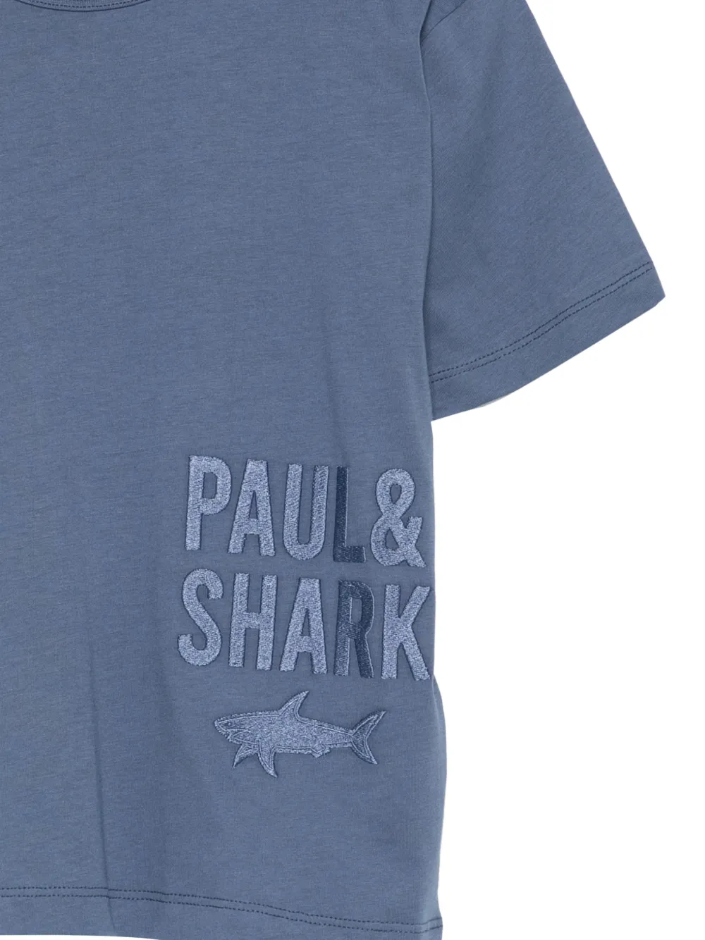  Paul & Shark Junior Embroidered-logo T-shirt - Blue 